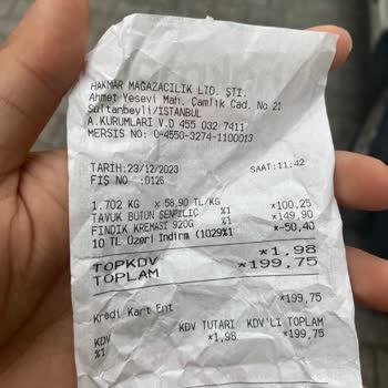 Hakmar Express Fişteki Fiyat Farklı