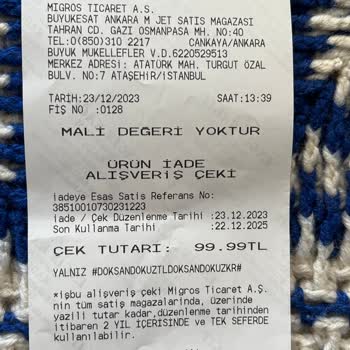 Migros Jet Büyükesat Hatalı Davrandı!