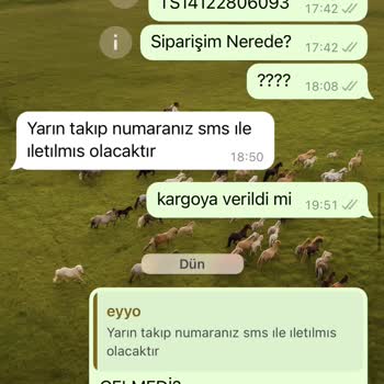 Eyyo Ürünümü 10 Gündür Göndermiyor