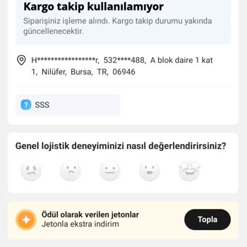 Aliexpress'ten 1 Gün Önce Aldığım Aldığım Ürün Teslim Edildi Gözüküyor