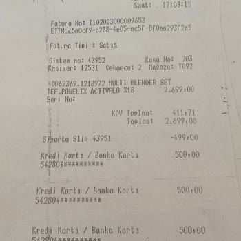 Tefal Mikserim İki Kez Arıza Yaptı!