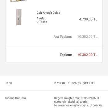 Evkur Alışveriş Teslimat Süresi Ve Taksit Ödemesinde Sorun