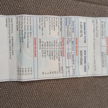 İBB - İstanbul Büyükşehir Belediyesi Fazla Gelen Su Faturası