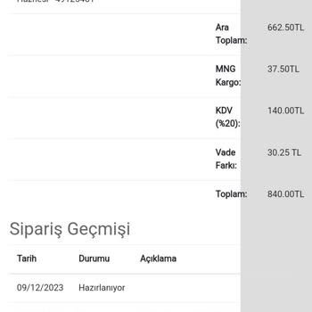 Uygunparca.com Oyalıyor Ellerinde Olmayan Ürünü Satıyorlar.