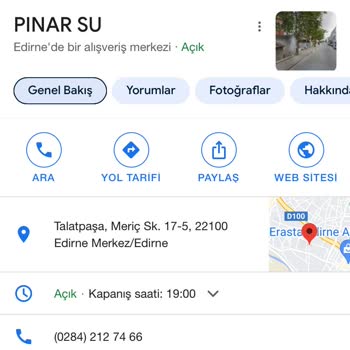 Pınar Su Edirne Şube Siparişi Teslim Etmiyor
