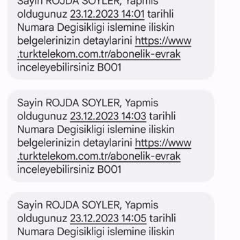 Türk Telekom Numara Değiştirme Sorunu