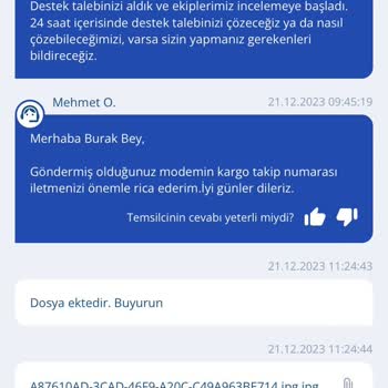TurkNet Modemi İade Ettiğim Halde Benden Modem Parası Aldı