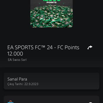 PlayStation Store FC24 Points