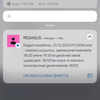 Pegasus Uçuşumu Erteledi Zar Zor İzin Aldığım Nişana Yetişemedim...