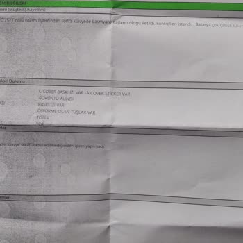 Monster Ücretsiz Bakım Sonrası Klavye Bozuldu