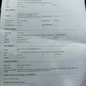 Philips Ve Hepsiburada Sorumsuzluğu.