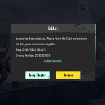 PUBG (Pubgmobile.com) Hesap Ban Yeme