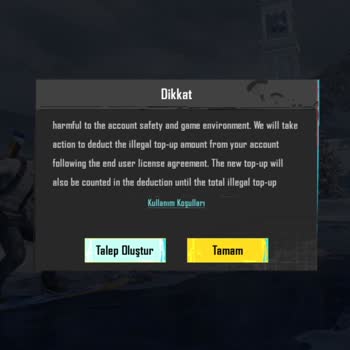 PUBG (Pubgmobile.com) Hesap Ban Yeme
