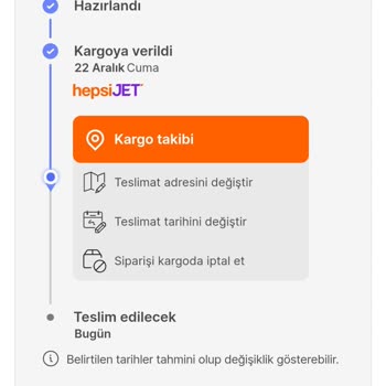 Hepsijet Paketi Teslim Etmiyor
