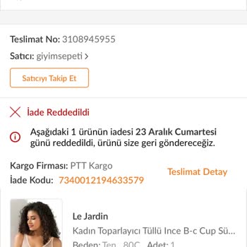 Trendyol Paramı İade Etsinler