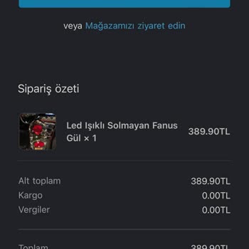 Sevgilimehediyem.com Kargoya Verilmeyen Ürün