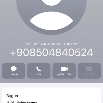 0850 484 05 24 Yanıltıyor