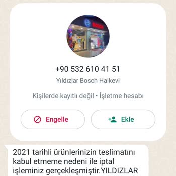 Bosch Yıldızlar AVM İstiklal Şubesi