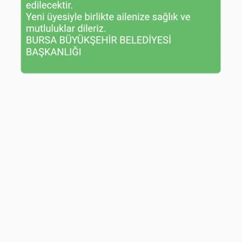 Bursa Büyükşehir Belediyesi Beyaz Masa Hoşgeldin Bebek Paketi