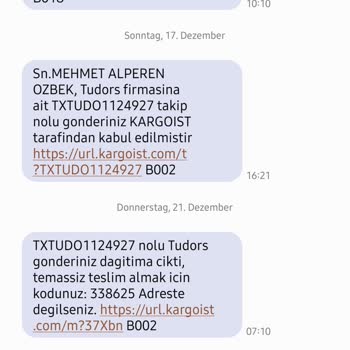 Kargoist Pişmanlığı Bana Ulaşmadıkları Yalanı