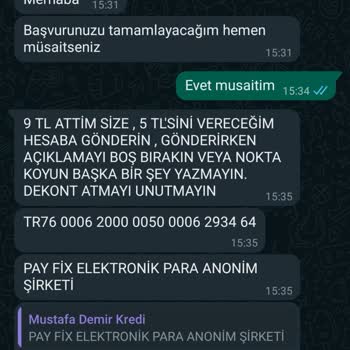 Payfix Hesap Şikayet Rızam Dışında Hesap Açılmıştır İptal Edilsin
