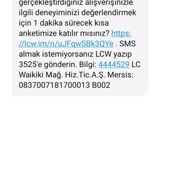 LCW Reklam Mesajları Rahatsız Ediyor