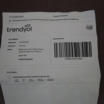 Trendyol Eksik Ürün Sorunu