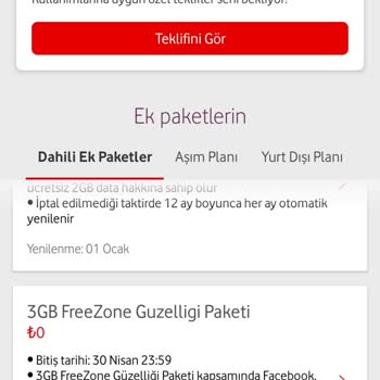 Vodafone Fatura Sorunu Fazla Ücret