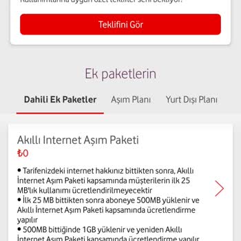 Vodafone Fatura Sorunu Fazla Ücret