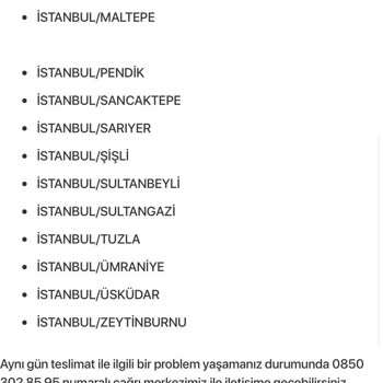 Gürgençler Teslim Edilmeyen Ürün