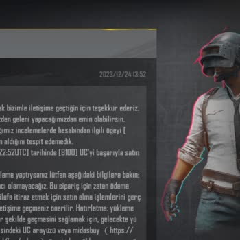 Oyuneks Uc Satın Aldım Ama Hesabıma Gelmedi 8100 Uc