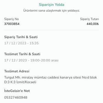 istegelsin Sipariş Teslimatında Yaşanan Gecikmeler Ve Müşteri Hizmetleri Sorunları