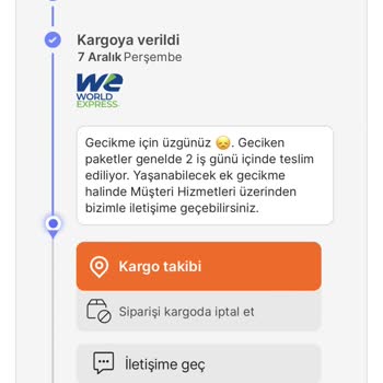 hepsiJET Teslim Edilemeyen Kargo