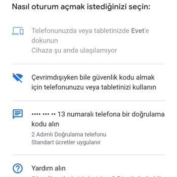Google Play 2 Aşamalı Doğrulama
