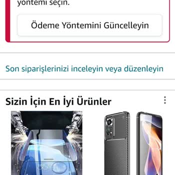 Amazon Mobilde Sipariş Vermek