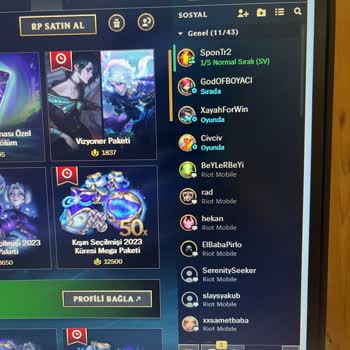 League of Legends LoL RP Gelmedi