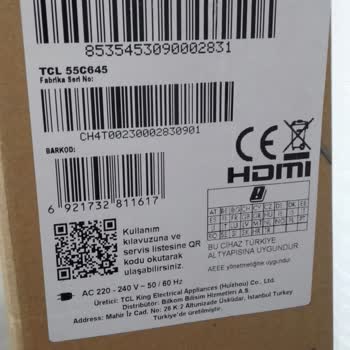 Vatan Bilgisayar TCL Marka Televizyon Aldım Pişmanlık