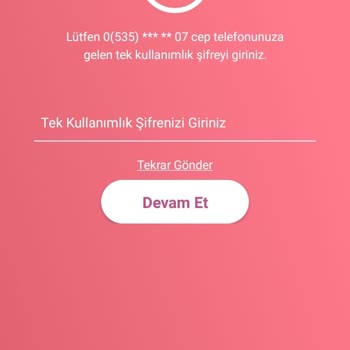 Metropolcard Uygulama Sorunu SMS Gelmiyor