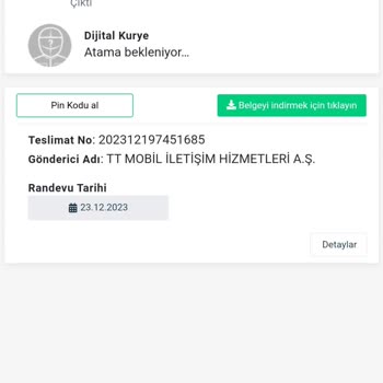 Dijital Kurye Sim Kart Teslimatı Sorunu
