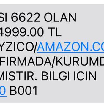 Amazon Adı Altında Kredi Kartımdan Para Çekildi