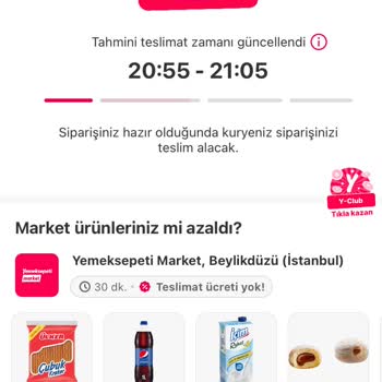 Yemeksepeti Pidem Adlı Markadan Sipariş