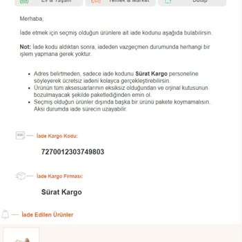 Trendyol'da Müşteriye Saygı Eksikliği Ve İade Sıkıntısı