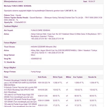Bitmeyenkartus.com.tr Yazıcı İçin Servis Veremiyor. Yetersiz Ve Pahalı