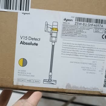 Dyson V15 Detect Absolute Yanlış Eksik Ürün Ve Seri No Hatası