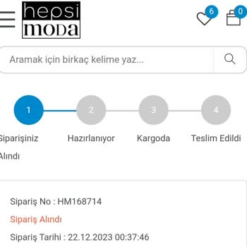 Hepsi Moda Ya İade Ya Da Kargomu Hemen Gönderin