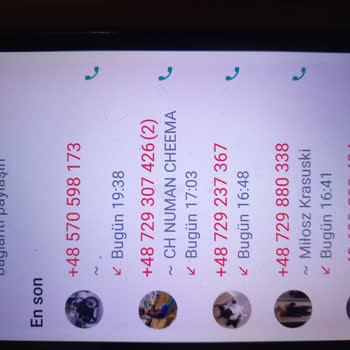 WhatsApp Yabancı Numaralardan Aramalar Gelmesi