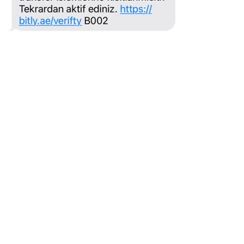 Binance Tarafından İletilen SMS