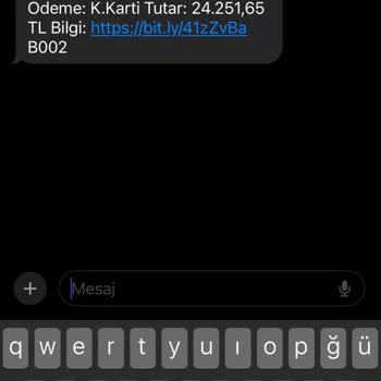 PTT Kargo PTT Asılsız Yüksek Tutarlı Mesaj