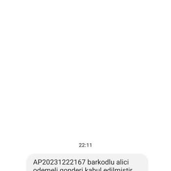 PTT Kargo Kabul Edilmeyen Yüksek Tutarlı Alışveriş Şikayeti