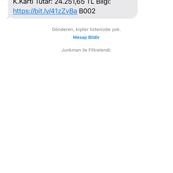 WEACCEPT (SMS) Alıcı Ödemeli Gönderi Mesajı